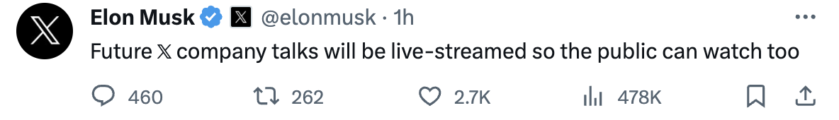 馬斯克??一周年成績單:估值降至200億美元,廣告收入下降60%,自己成發帖最多的人