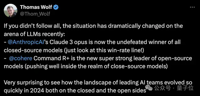 開源模型首勝GPT-4!競技場最新戰報引熱議,Karpathy:這是我唯二信任的榜單