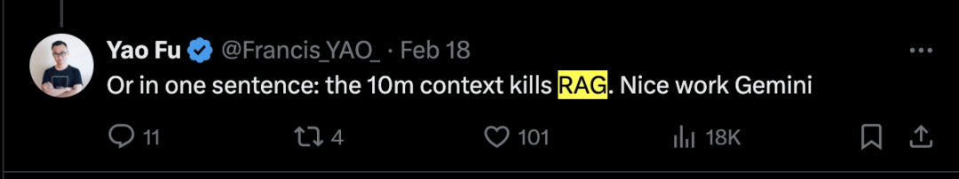 百萬token上下文窗口也殺不死向量數據庫？CPU笑了