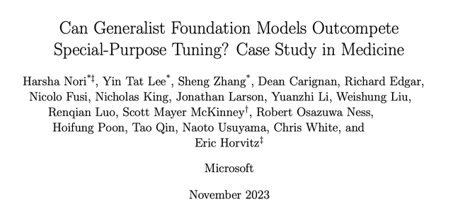微軟僅憑「提示工程」讓GPT-4成醫學專家！超過一眾高度微調模型，專業測試準確率首次超90%