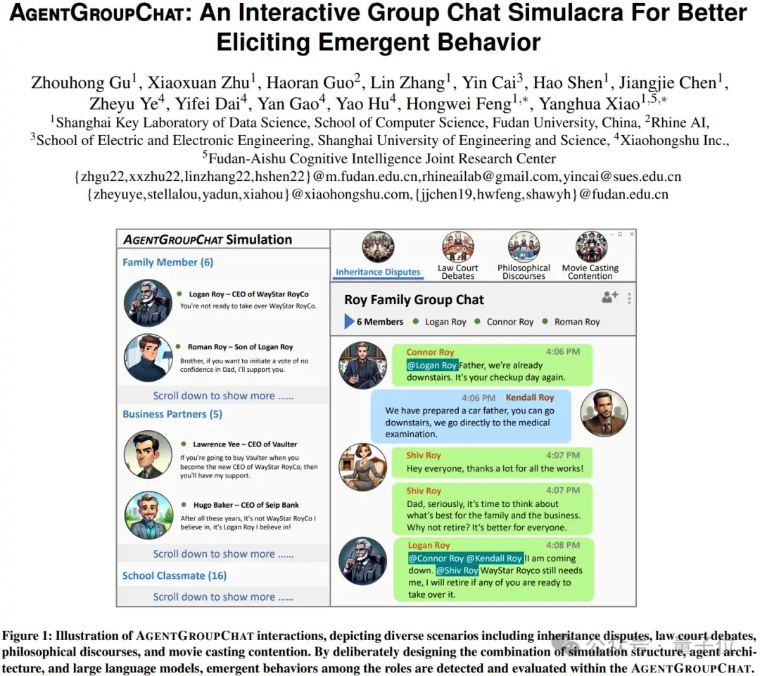 小紅書讓智能體們吵起來了!聯合復旦推出大模型專屬群聊工具