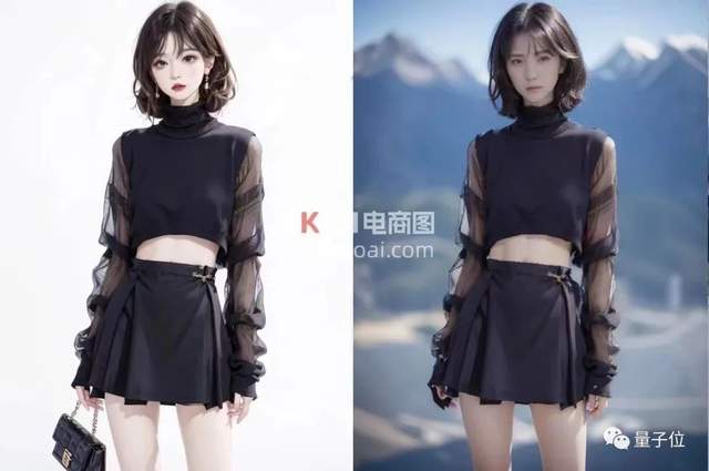 電商模特1元購,人圖背景隨便換!國產AI工具降本99%