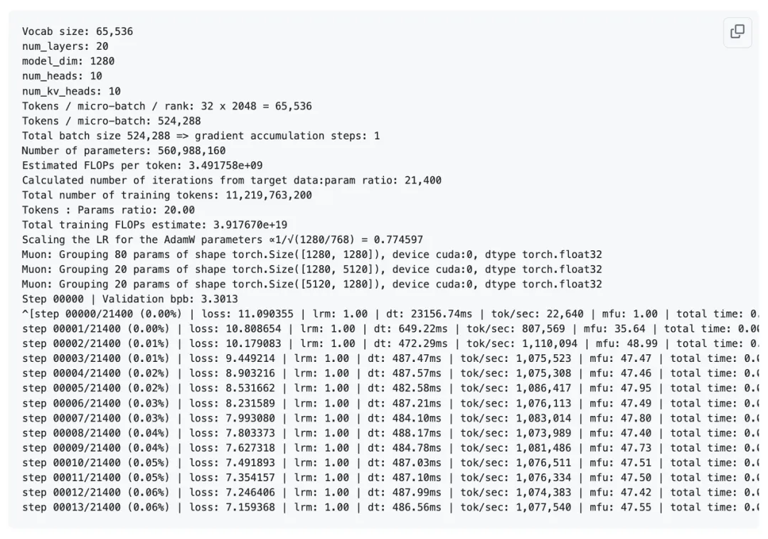 卡帕西8000行代碼手搓ChatGPT,成本僅100美元,訓練12小時CORE表現超越GPT-2,手把手教程來了