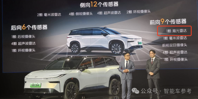 強得不像合資車!豐田首款智能車交卷,14萬買端到端+激光雷達