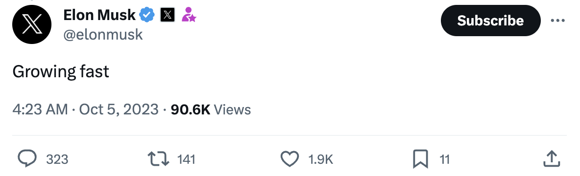 馬斯克??一周年成績單:估值降至200億美元,廣告收入下降60%,自己成發帖最多的人