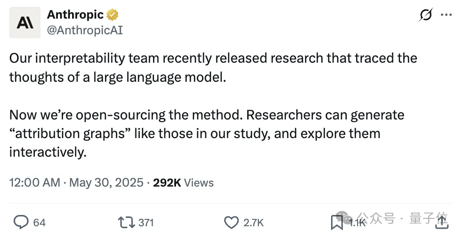 Claude團隊打開大模型「腦回路」,開源LLM思維可視化工具來了