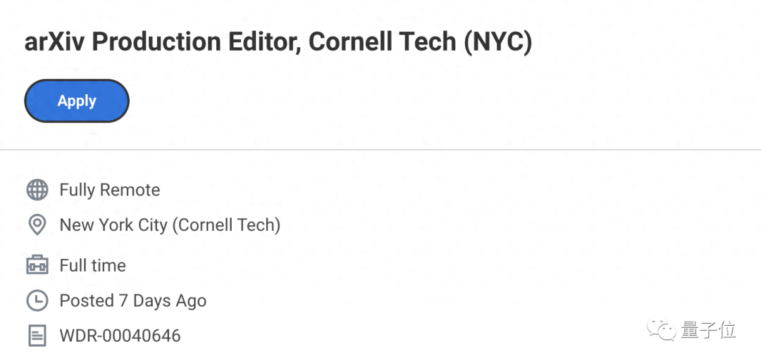 arXiv可算有錢搞服務器了：新獲1000萬美元捐款，正在線火熱招人