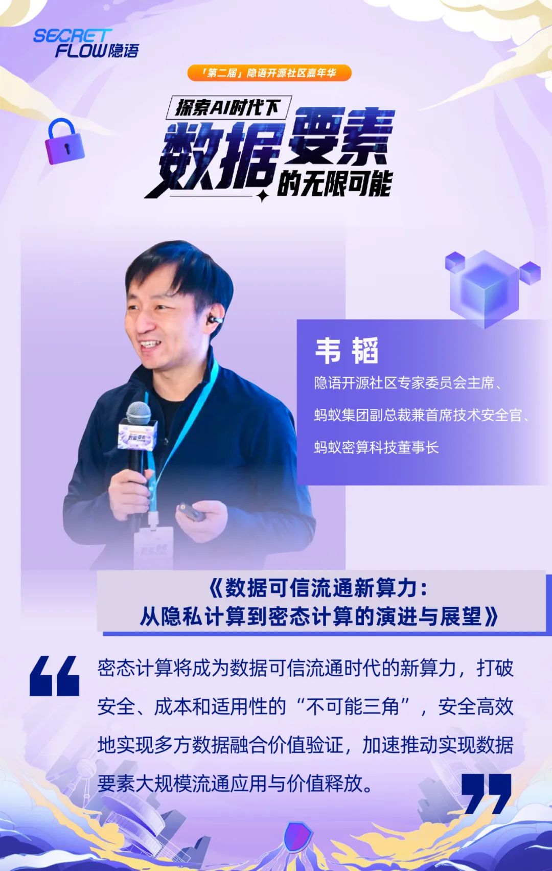 共探數據可信流通時代的密態新算力|走進隱語年度嘉年華精彩現場